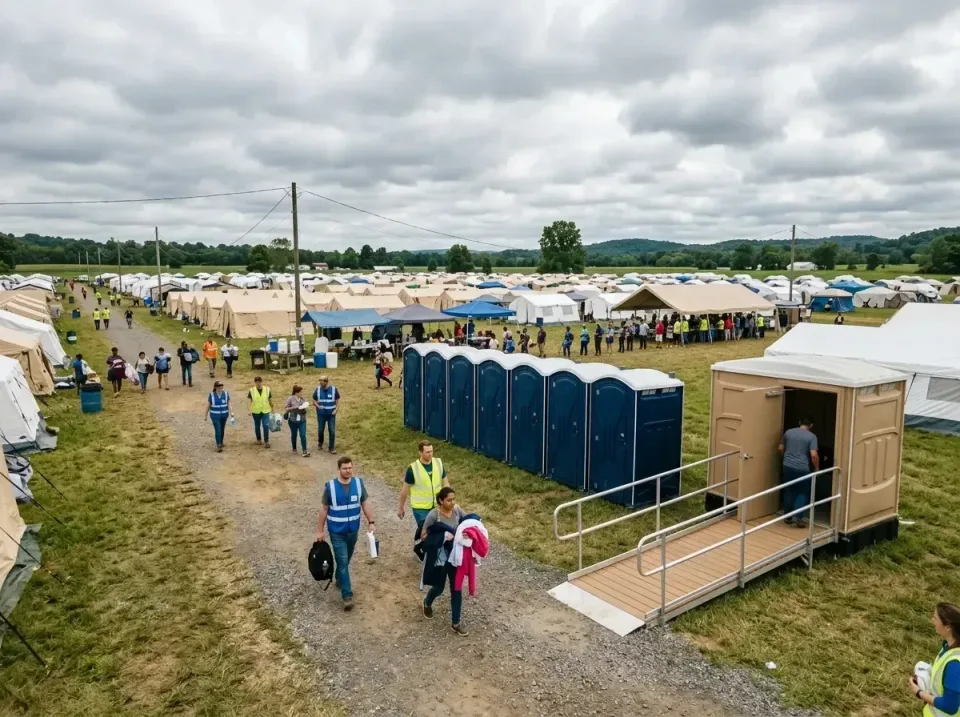 disaster-relief-camp-restrooms-010 — frequently asked questions, Dumpster & Portable Bathrooms Rental in Westville, IN